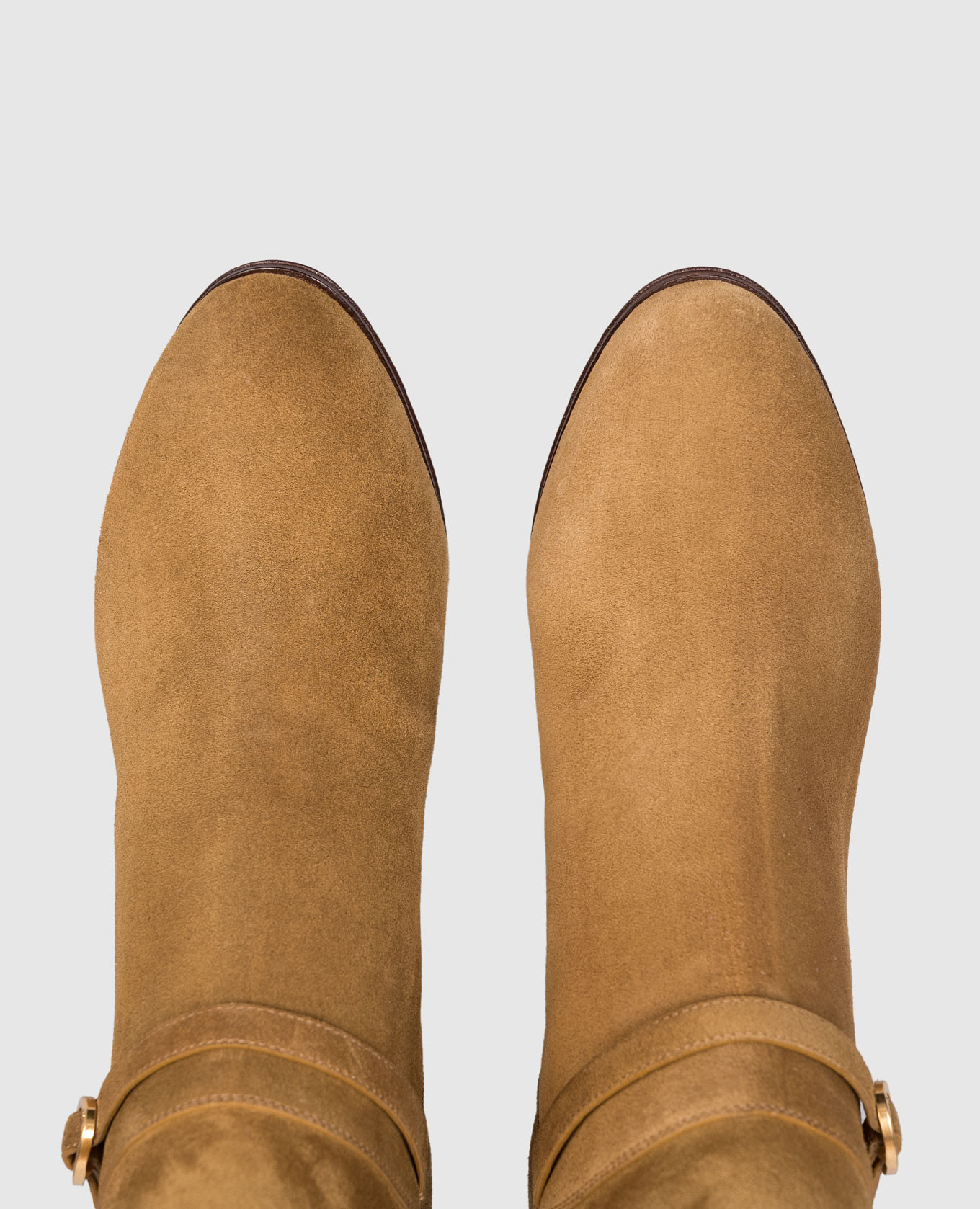 Khaki suede boots with VLogo emblem Valentino 4