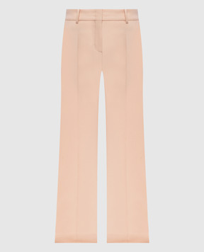 Ermanno Scervino Beige wool flared pants D476P327HJA