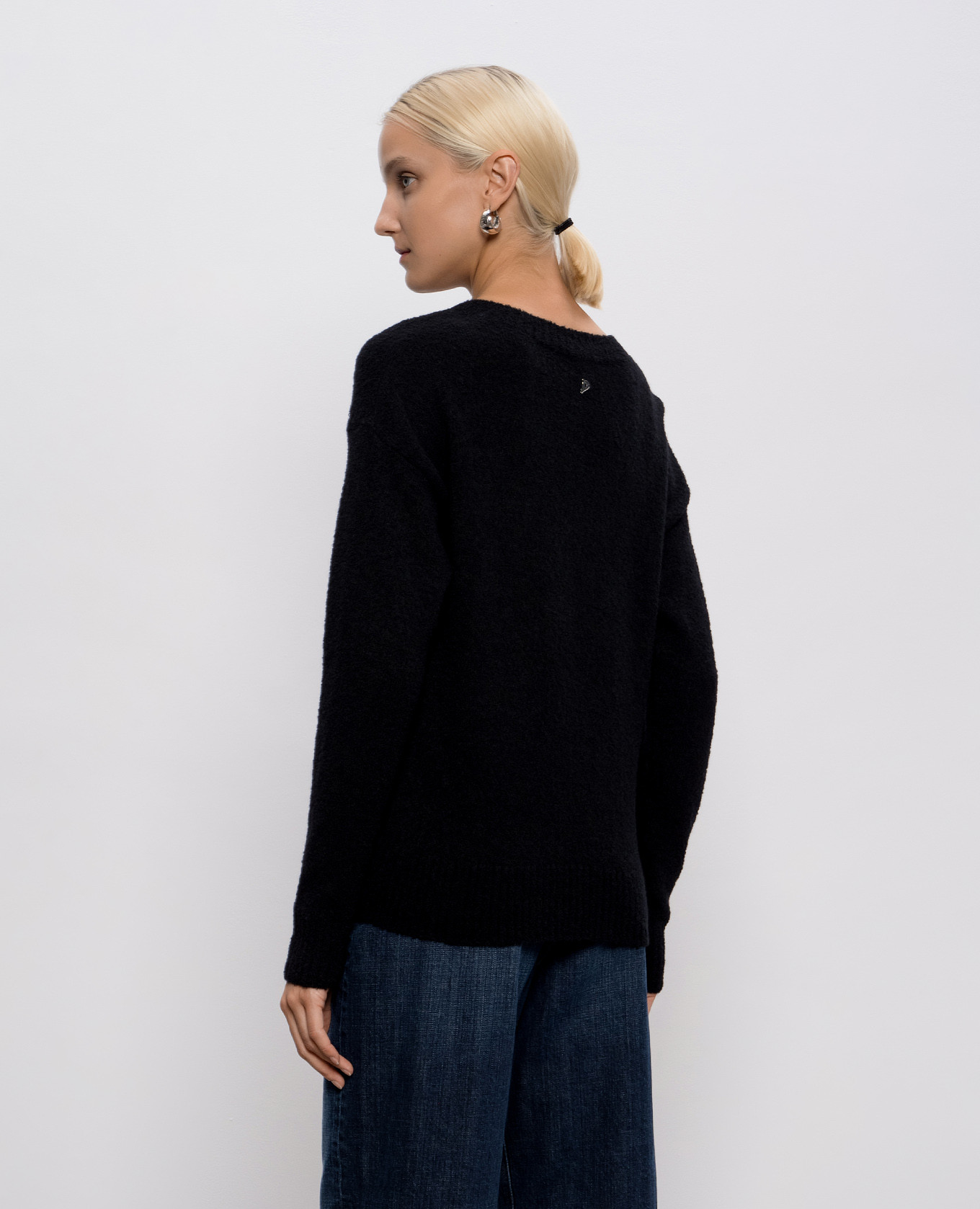 

Black pullover with wool Dondup