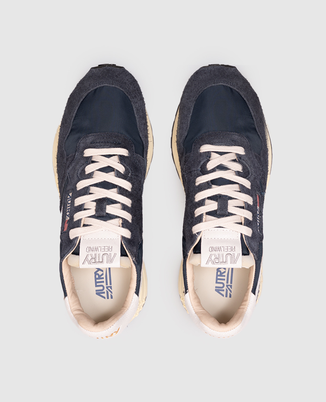 

Blue REELWIND combination sneakers AUTRY