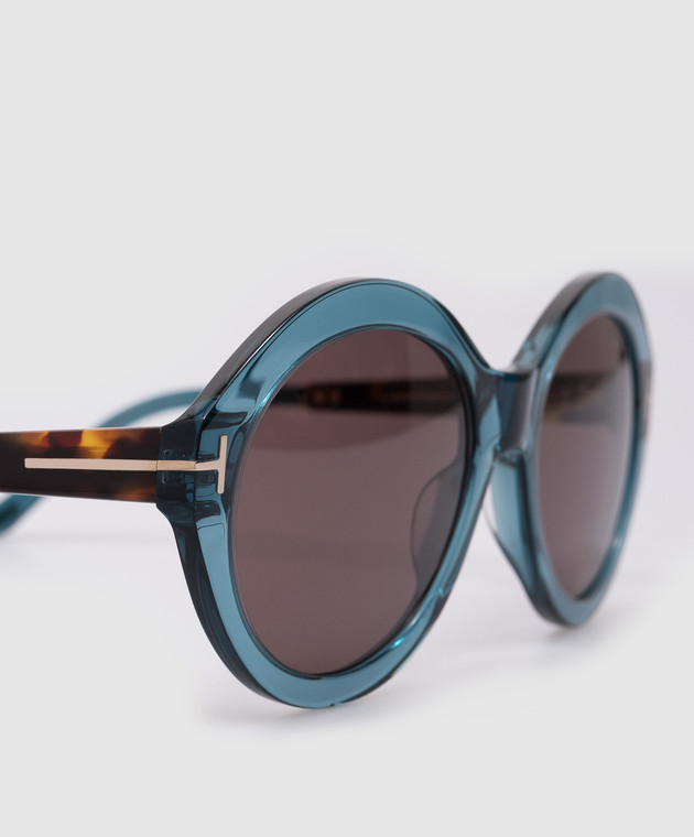 Tom Ford - Seraphina blue sunglasses FT1088 - shop with  display picture 1