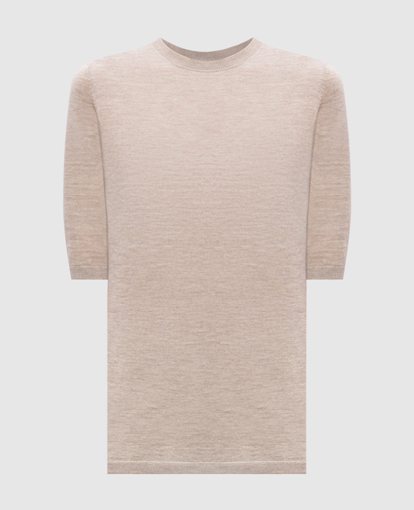 Beige cashmere and silk top Gabriela Hearst