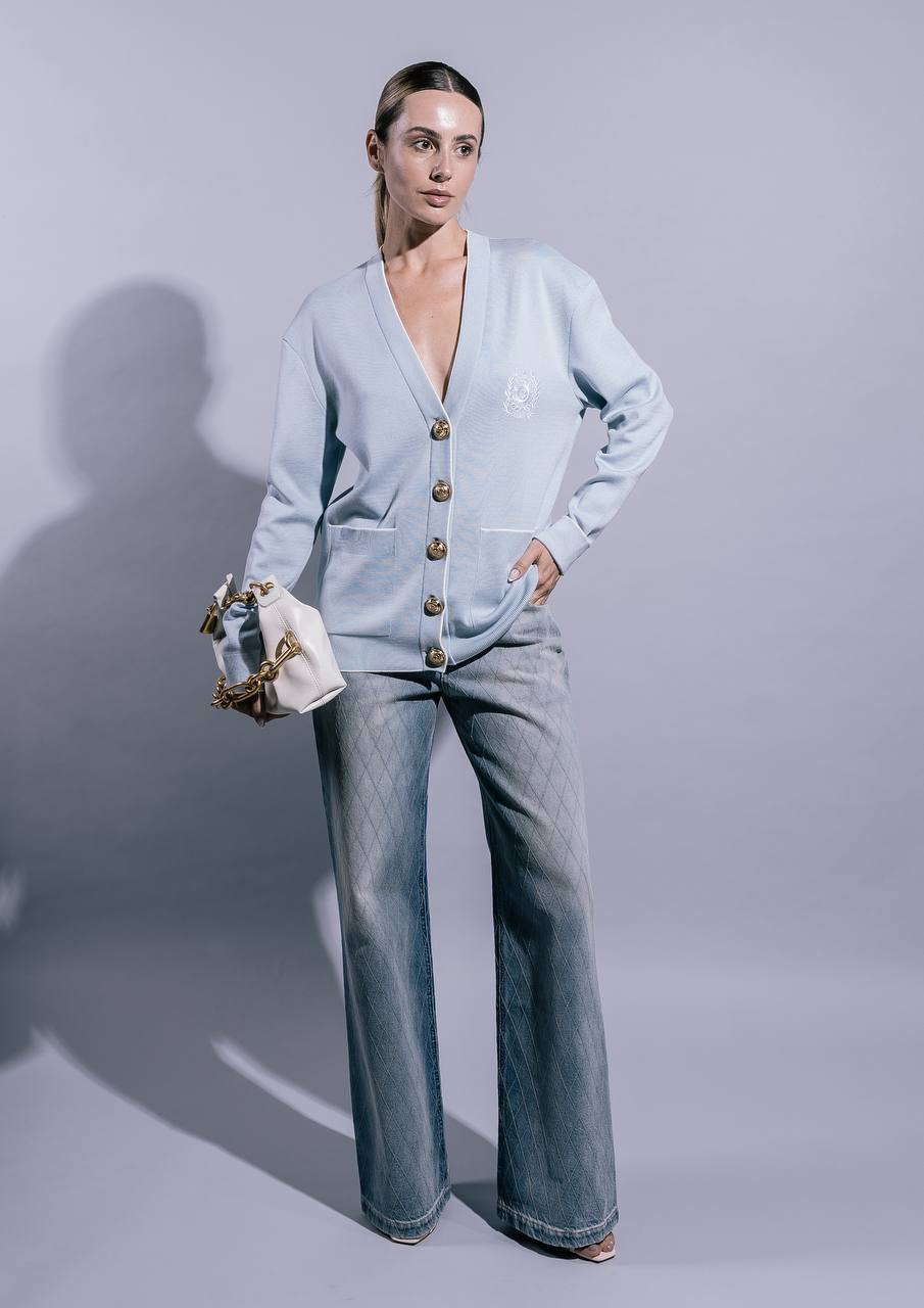 

Blue Diamond Jeans Balmain, Light blue