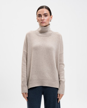 LISA YANG Beige Heidi cashmere sweater 202113
