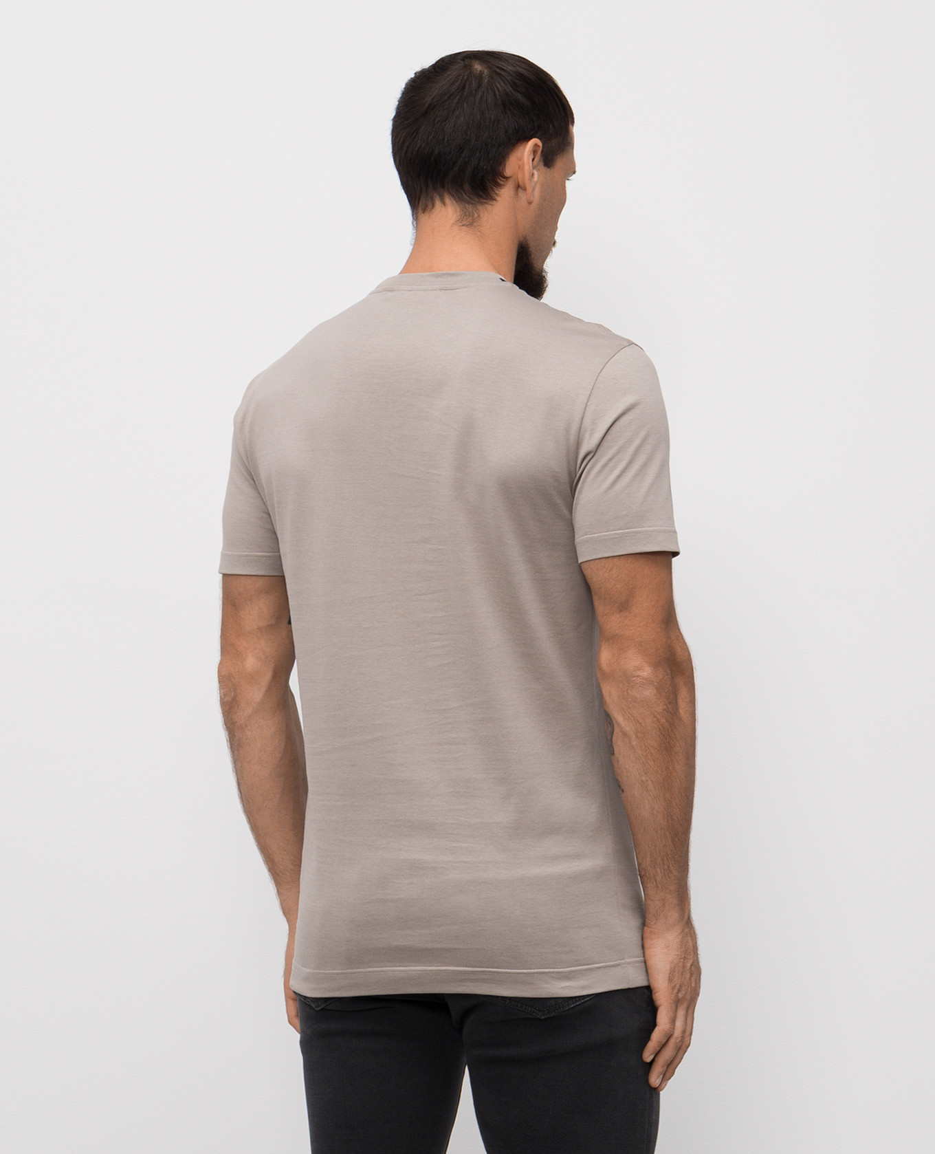 

Beige T-shirt with logo Dolce&Gabbana