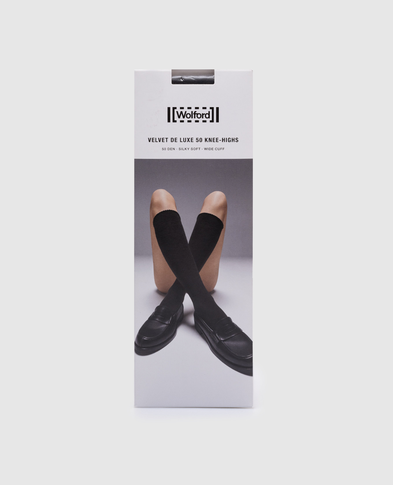 

Black Velvet de luxe 50 den knee highs Wolford