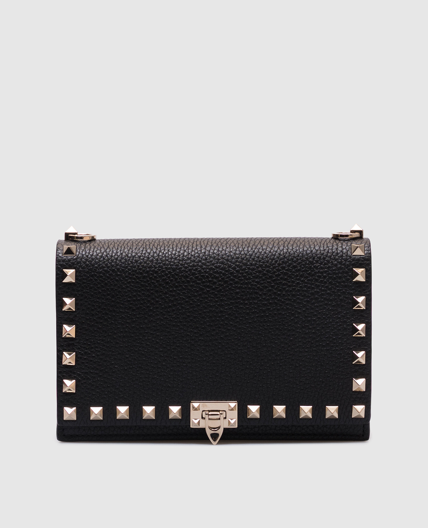 

ROCKSTUD black leather cross-body bag Valentino