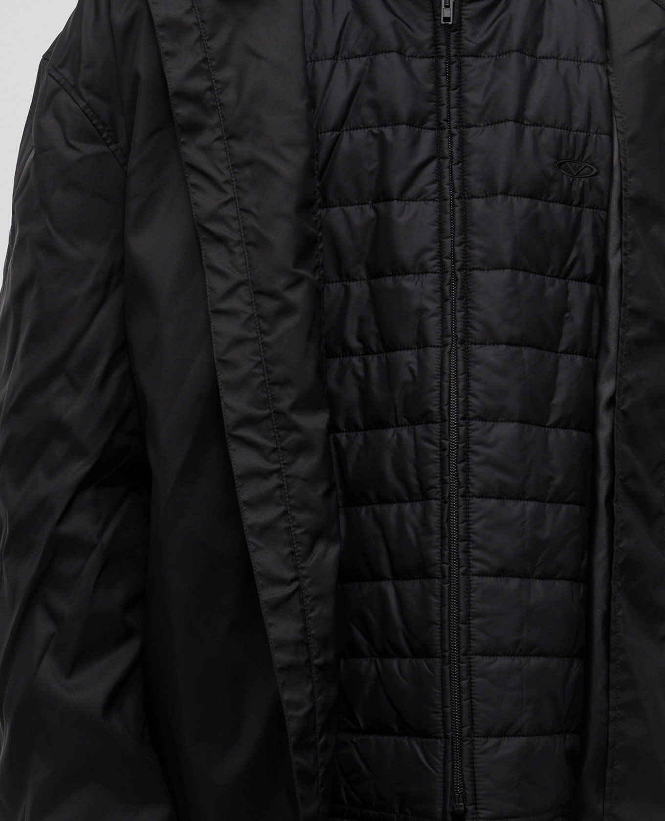 Set of black jacket with embroidered emblem and quilted jacket Vetements 6