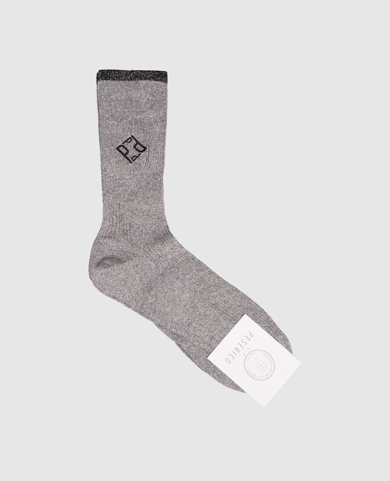 

Gray socks with lurex Peserico, Grey