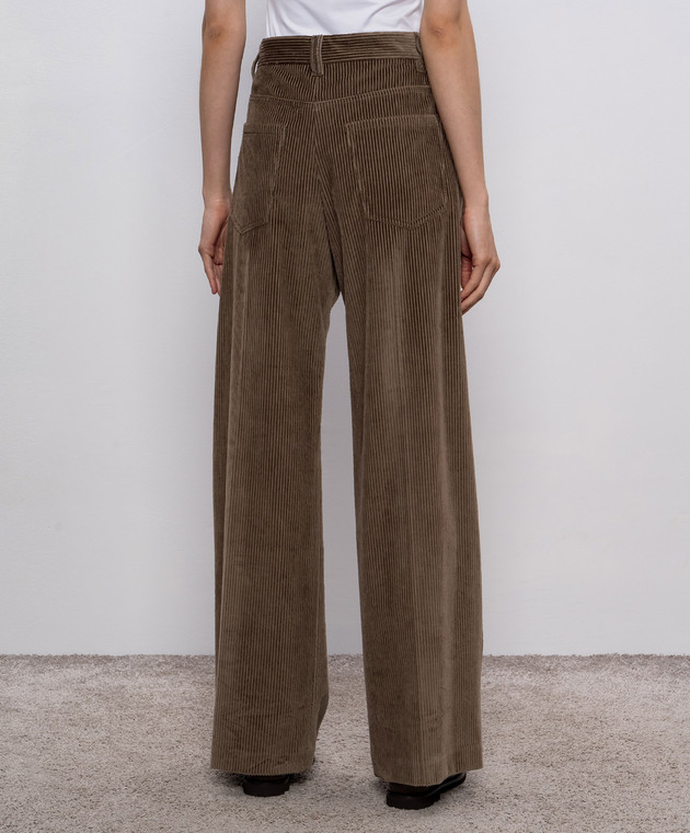 パンツ BRUNELLO CUCINELLI FW25 Corduroy trousers (MA180P8724 C649) Corduroy trousers for Man in Ecru | Brunello Cucinelli