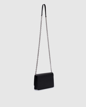 Maison Margiela Black leather wallet bag with emblem SA3UI0008P4455