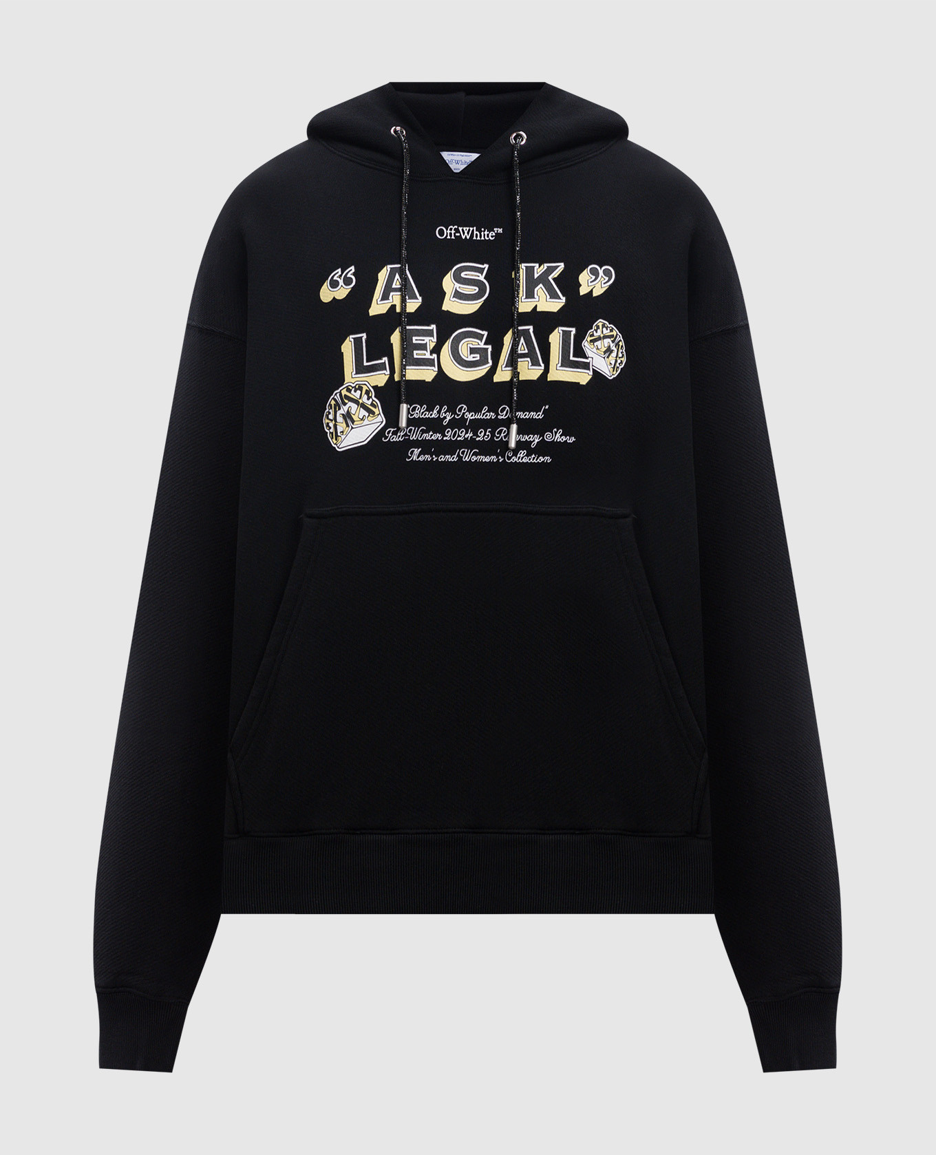 

Ask Legal black hoodie Off-White