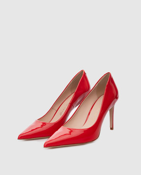 Babe Pay Pls Red leather lacquered boats 2018010639
