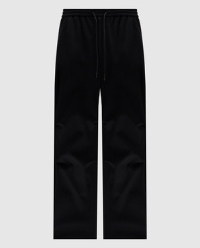 Juun.j Black sports pants Racer Slit PUNTO JC4X21P245