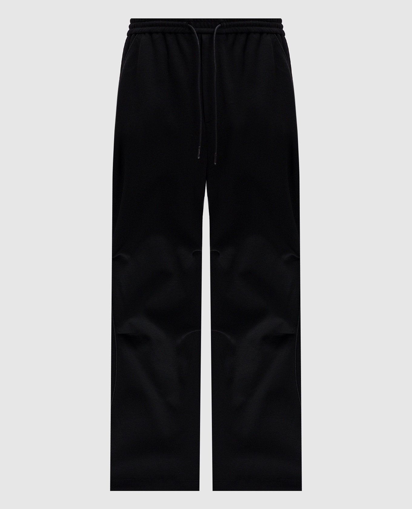 Black sports pants racer slit punto juun.j
