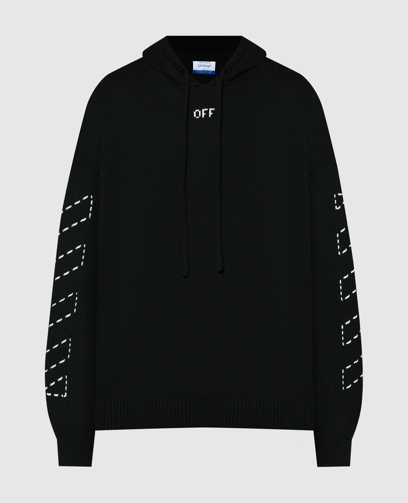 

Black hoodie with Arrow logo embroidery Off-White