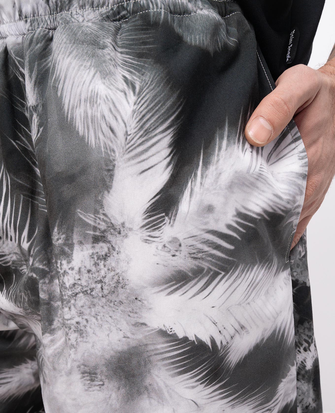 

Gray printed shorts Palm Angels, Grey