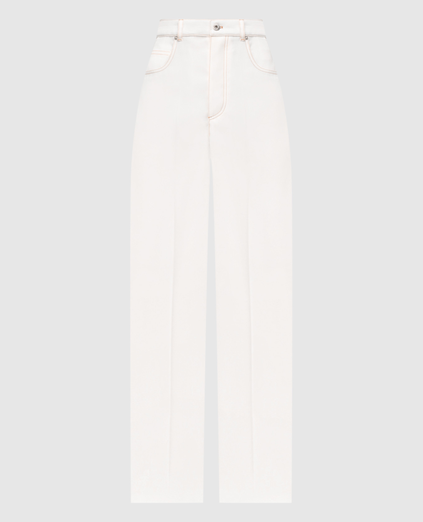 Beige wool pants Bottega Veneta