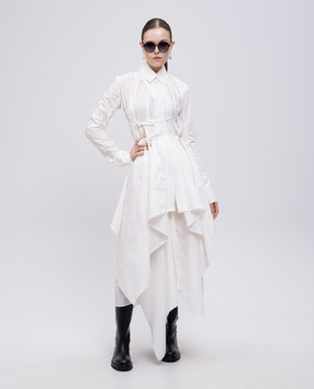 Marc Le Bihan White asymmetrical blouse 2622