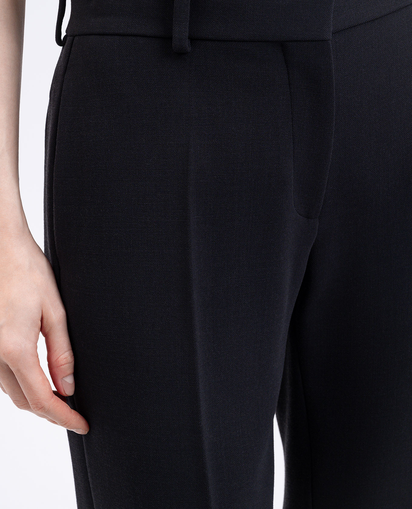

Ian black wool pants The Row