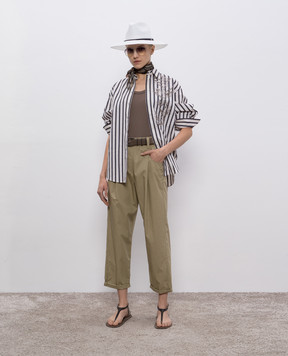 Brunello Cucinelli Khaki Track Pants M0H93P8907