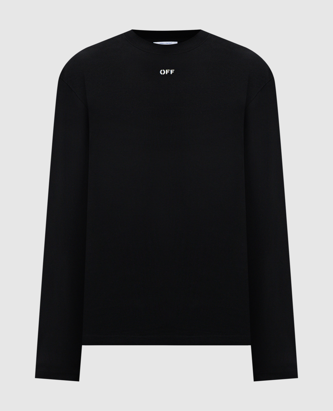 Black long sleeve with logo print Off-White