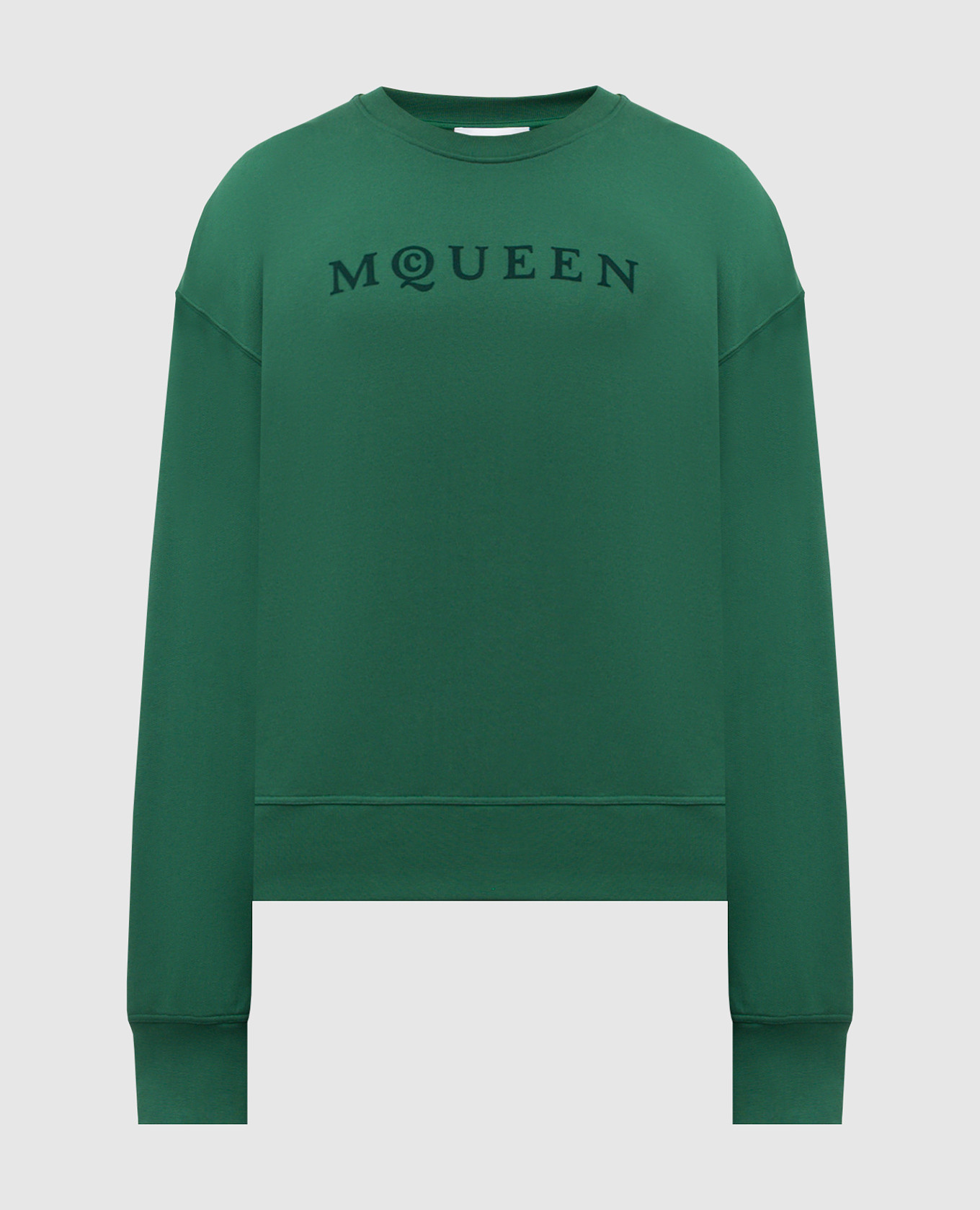 

Green sweatshirt with logo Alexander McQueen