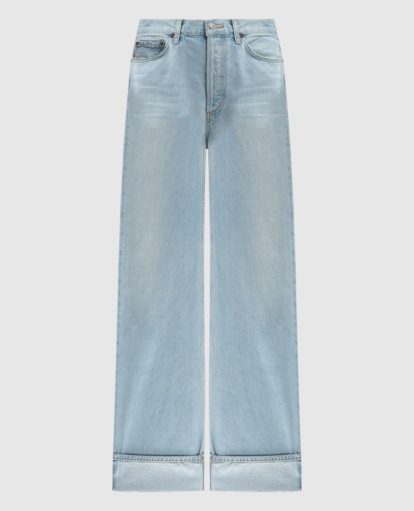Blue jeans with a distressed effect AGOLDE