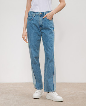 SLVRLAKE Re-work blue jeans with a reverse effect LRWJ707RSWRV