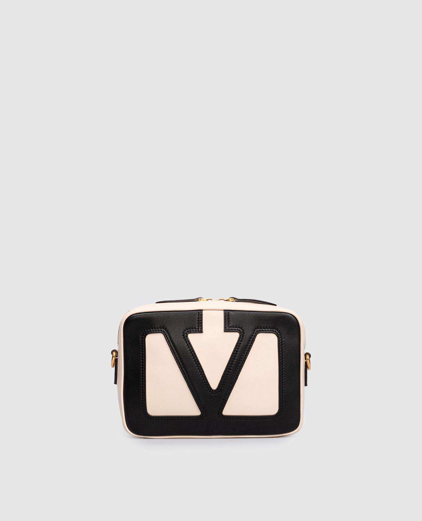 Viva Superstar beige leather cross-body bag Valentino