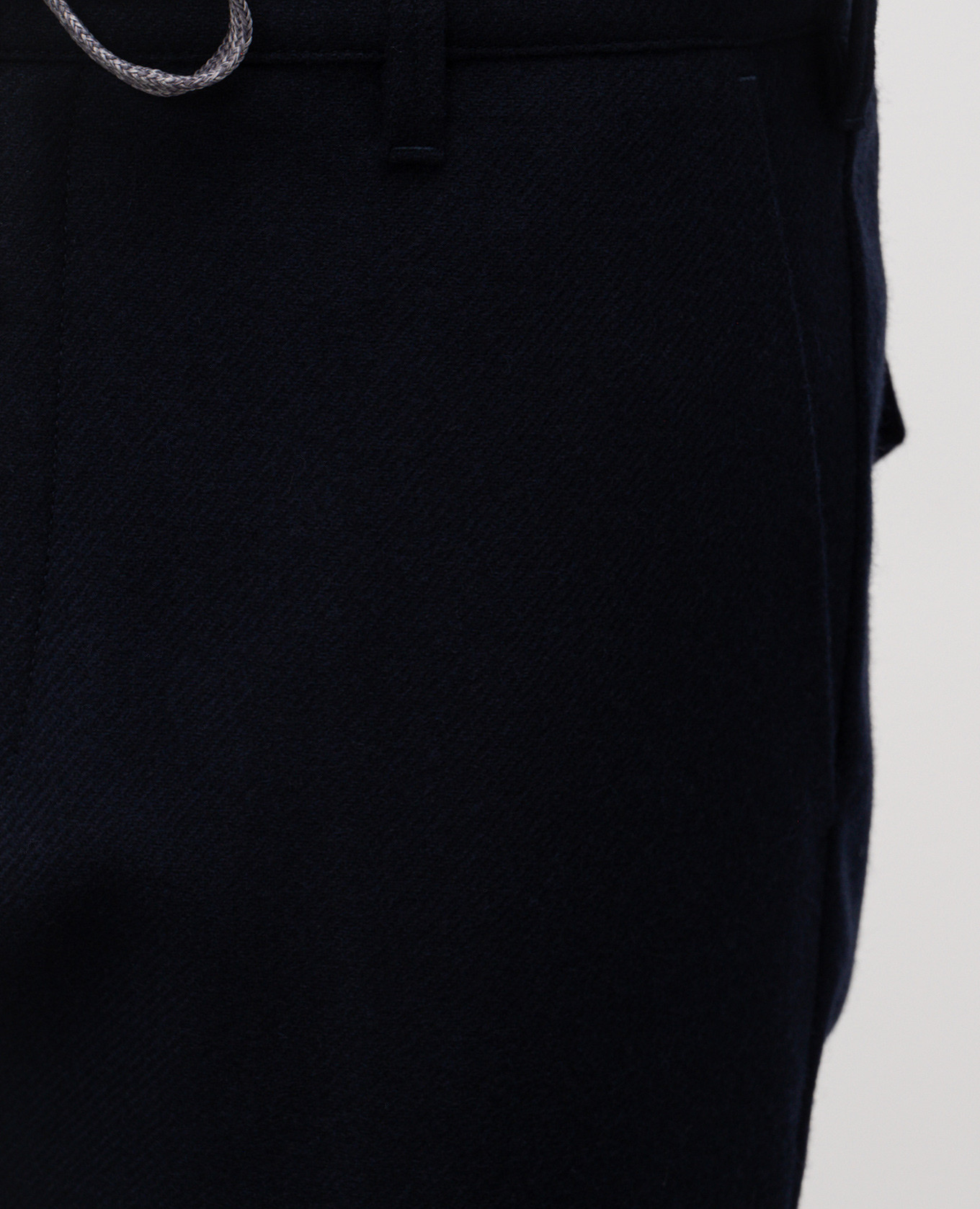 Blue wool and cashmere pants Cashmere&Whiskey 5