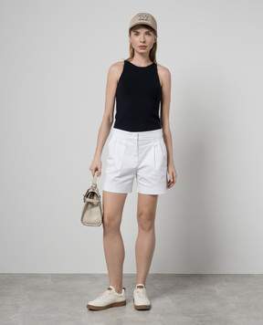 Max Mara Blue Alfeo top with wool ALFEO