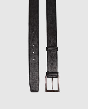 Stefano Ricci Black leather belt N382VDA434U