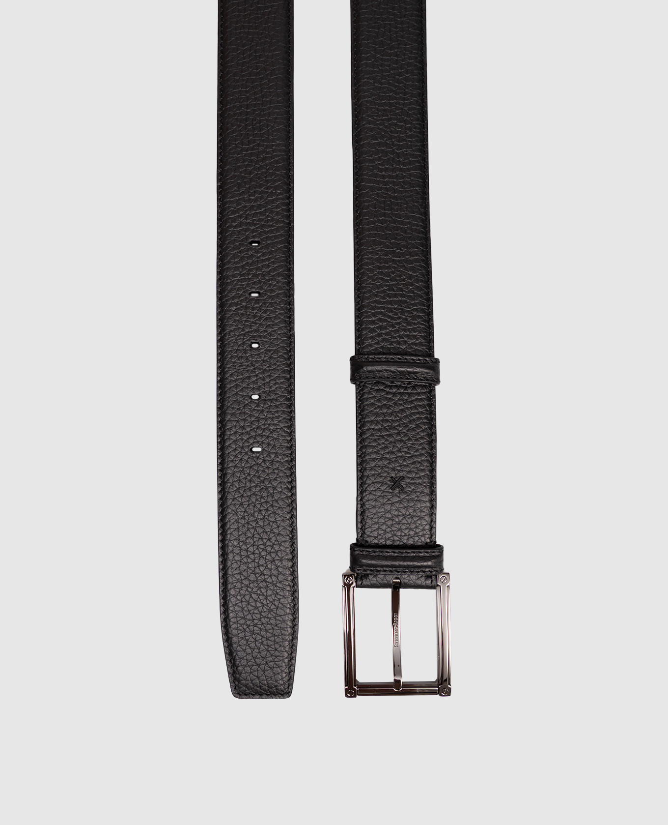 

Black leather belt Stefano Ricci