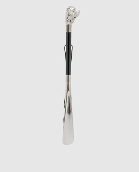 Pasotti Silver shoe horn with a handle in the shape of a mastiff's head PFPEXXCSF32
