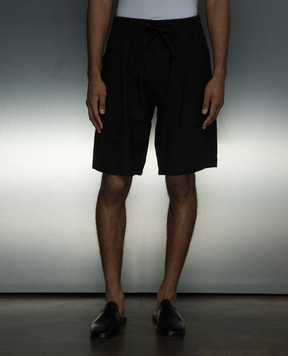 Jan Jan Van Essche Black shorts SHORTS10WASHISHIRTING