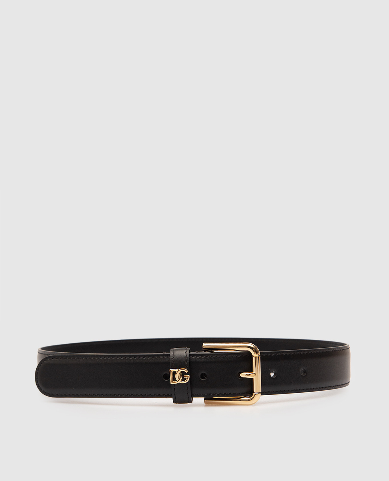 

Black leather strap with metal DG logo Dolce&Gabbana