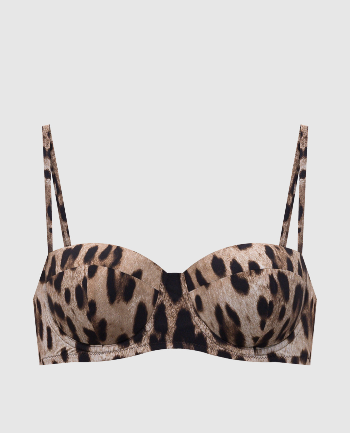 

Beige animal print swimsuit top Dolce&Gabbana