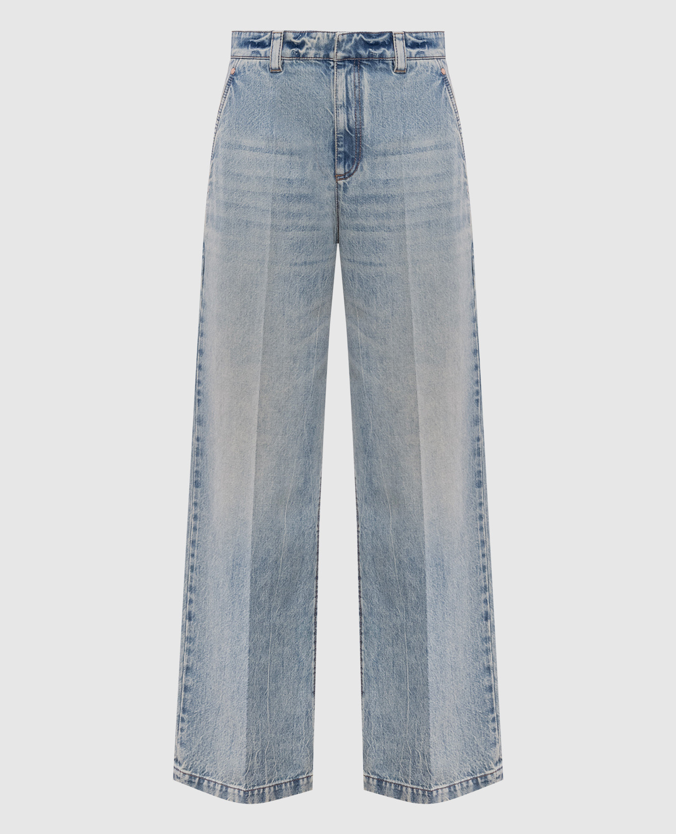 

Blue jeans with a monil chain Brunello Cucinelli, Light blue