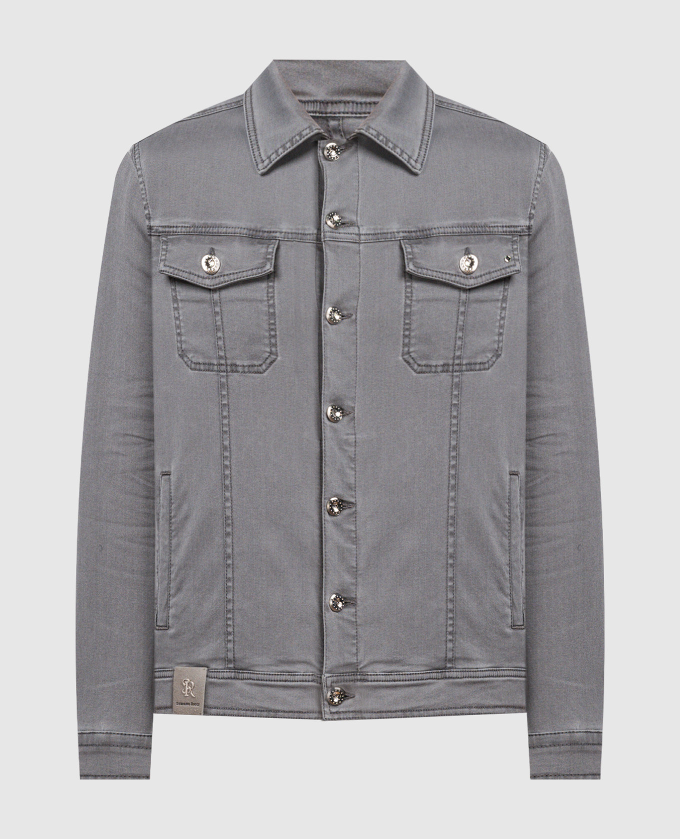 

Gray denim jacket Stefano Ricci, Grey