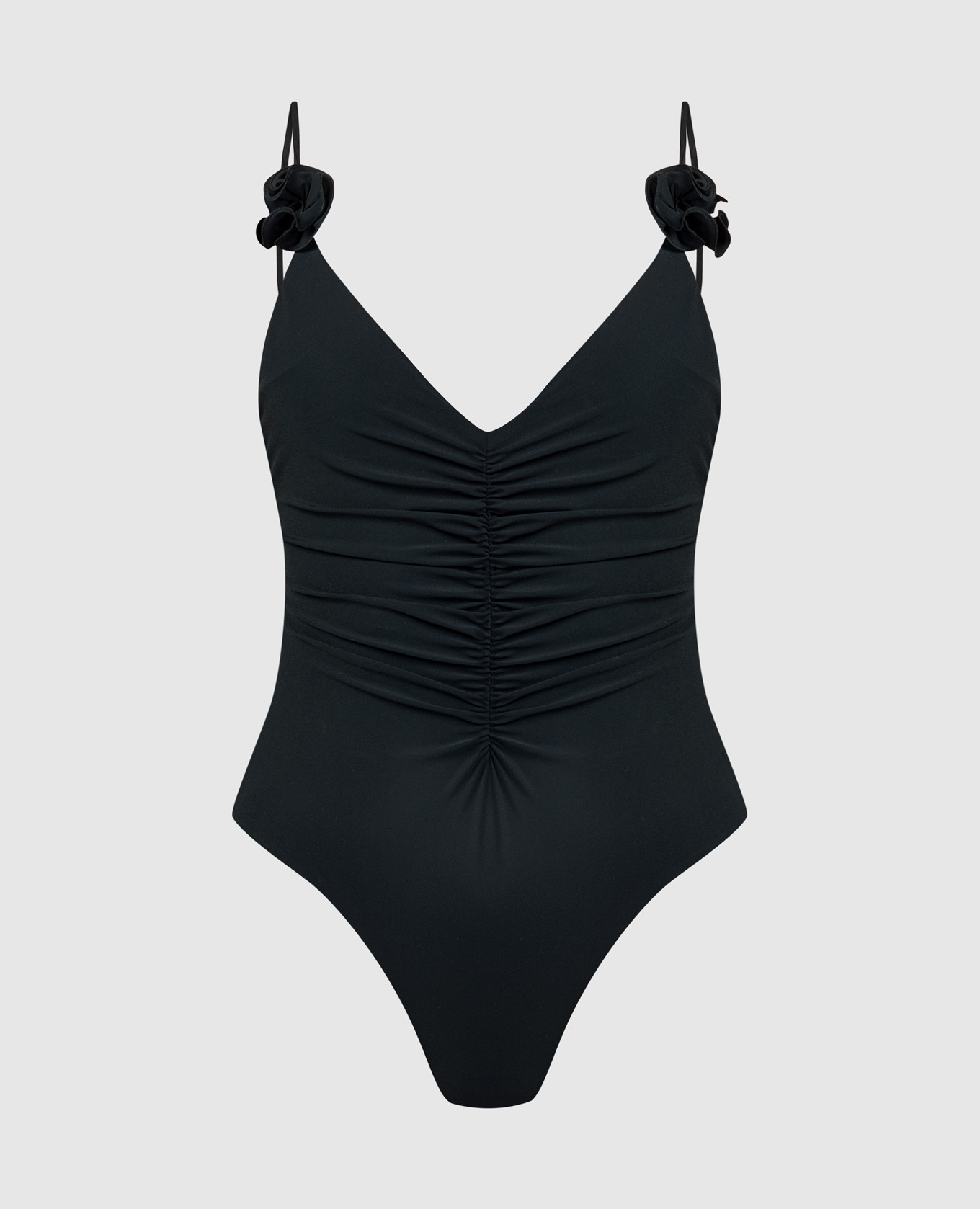 

Black swimsuit with floral appliqué Magda Butrym, Черный