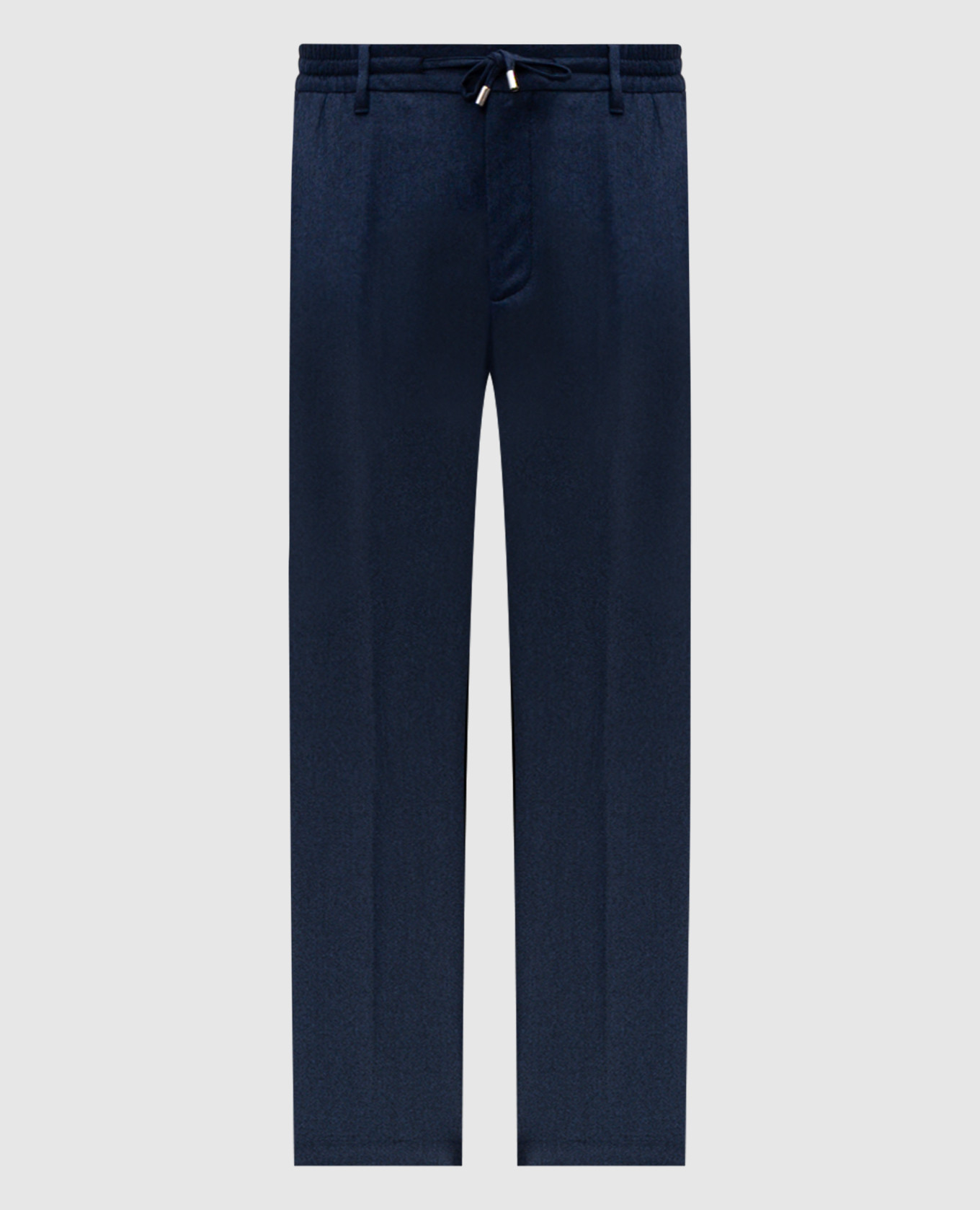 Blue wool pants