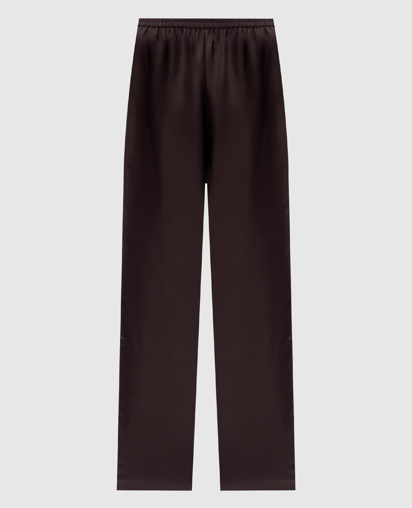 

ALERA brown silk pants Loulou de Saison