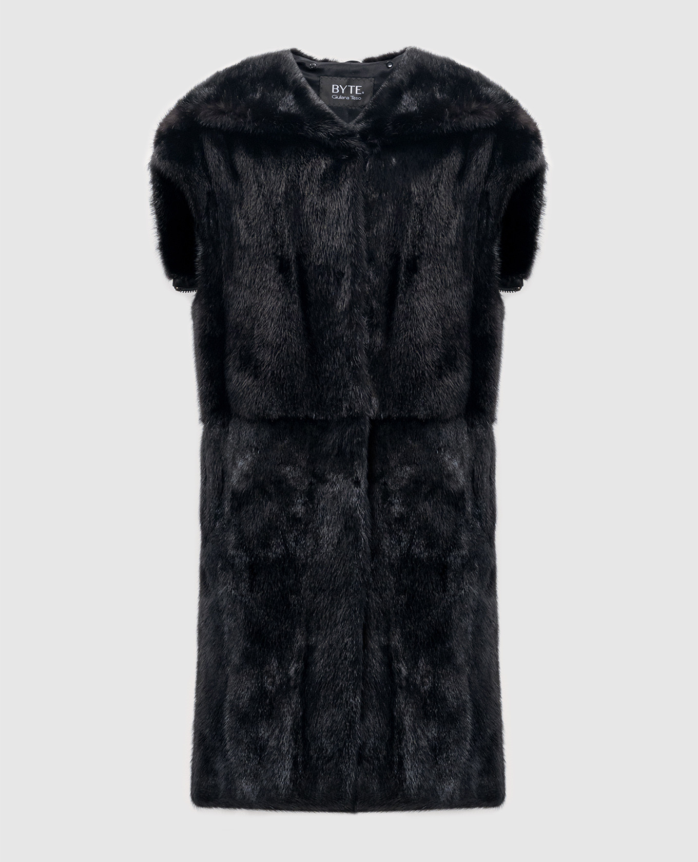 

Black fur vest Giuliana Teso