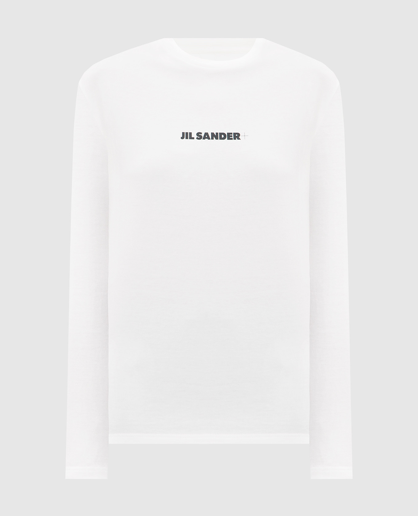 

White longsleeve with logo print Jil Sander