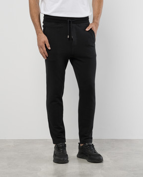 Cashmere&Whiskey Black joggers SWEATPANTS1