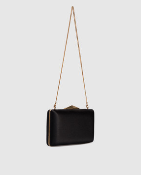 Jimmy Choo Black Clemmie clutch CLEMMIEHHO