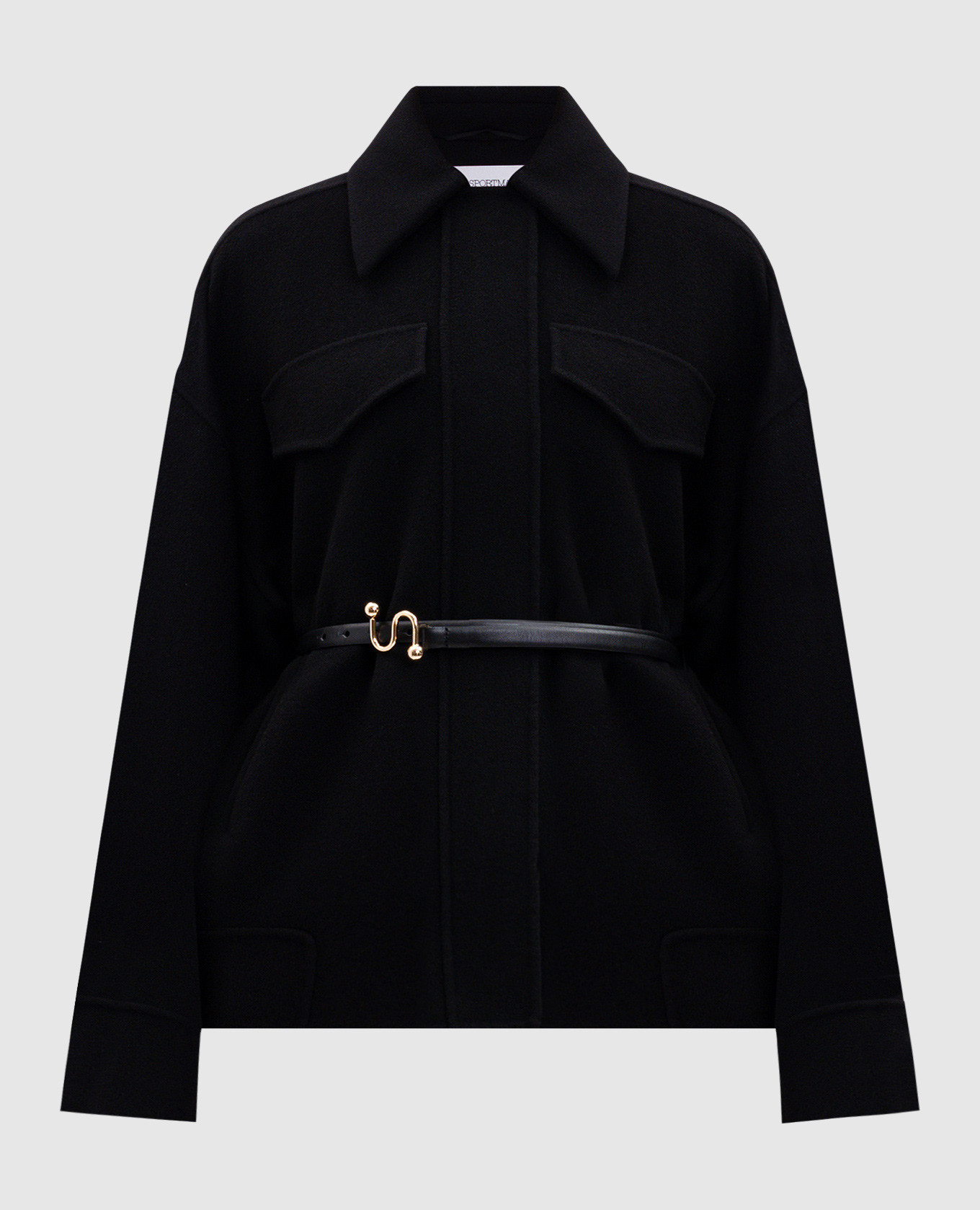 Black CANTORE wool jacket Max Mara Sportmax