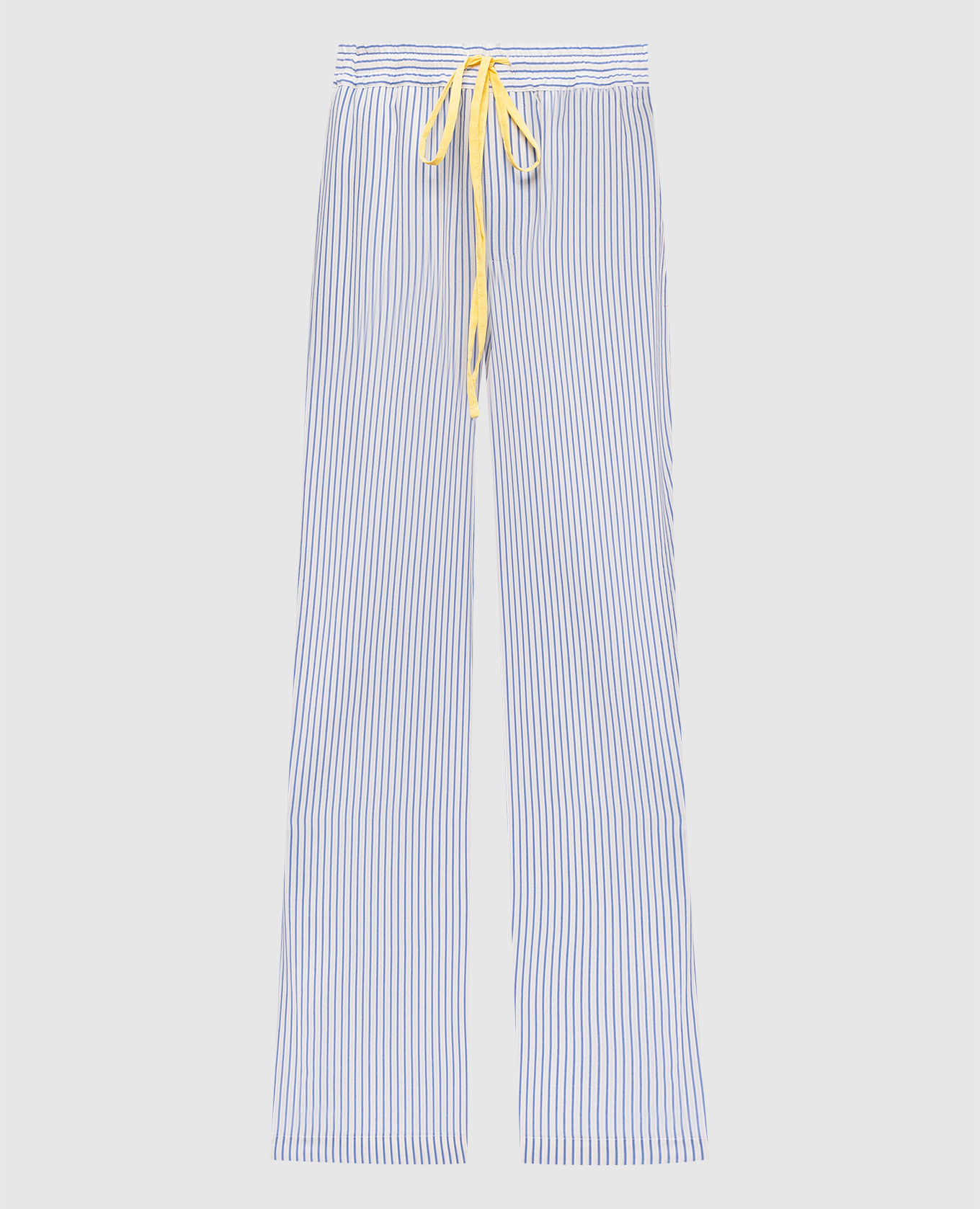 

Striped pajama-style silk pants Victoria Beckham, White