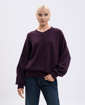 Khaite Wolfe purple cashmere pullover 8894650